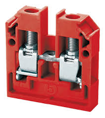 Connectwell, Connectwell CMB4R-4 PANEL MOUNT SCREW CLAMP TB RED (Pack Of 100 Qty)