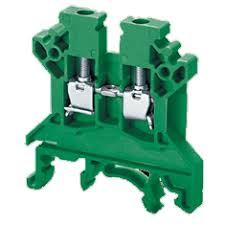 Connectwell, Connectwell CTS2.5UNGN - 2.5 SQ FD THRU PA SCR TB GREEN (Pack Of 100 Qty)