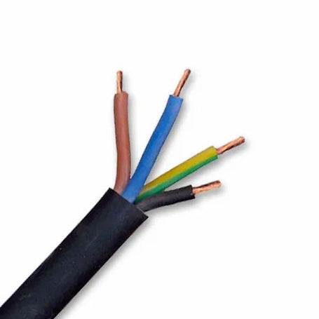 Finolex, Finolex 0.75 SQMM X 4 CORE PVC Insulated  & SHEATHED COPPER FLEXIBLE CABLE BLACK (100 Meters)