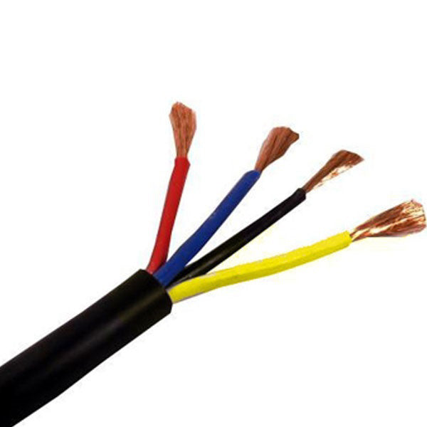 Finolex, Finolex 50 SQMM X 4 CORE PVC Insulated  & SHEATHED COPPER FLEXIBLE CABLE BLACK (1 Meter)