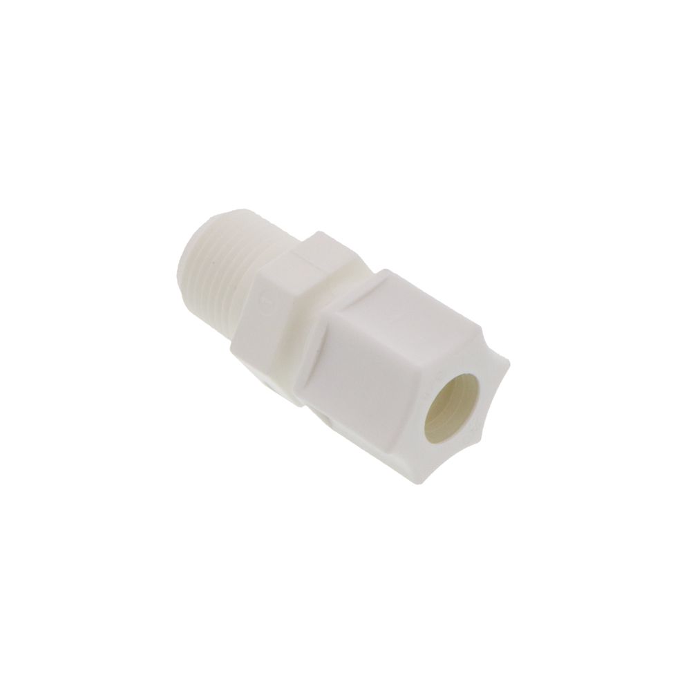 JACO Manufacturing Company, JACO 10-6-6-P-PG Polypropylene Male Connector 3/8 OD Tube x 3/8 MPT