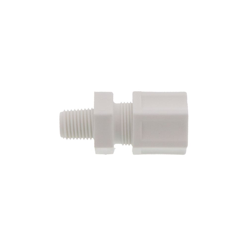 JACO Manufacturing Company, JACO 10-8-4-P-PG Polypropylene Male Connector 1/2 OD Tube x 1/4 MPT