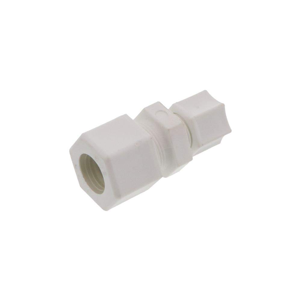 JACO Manufacturing Company, JACO 15-10-6-P-PG Polypropylene Reducing Union 5/8 OD Tube x 3/8 OD Tube