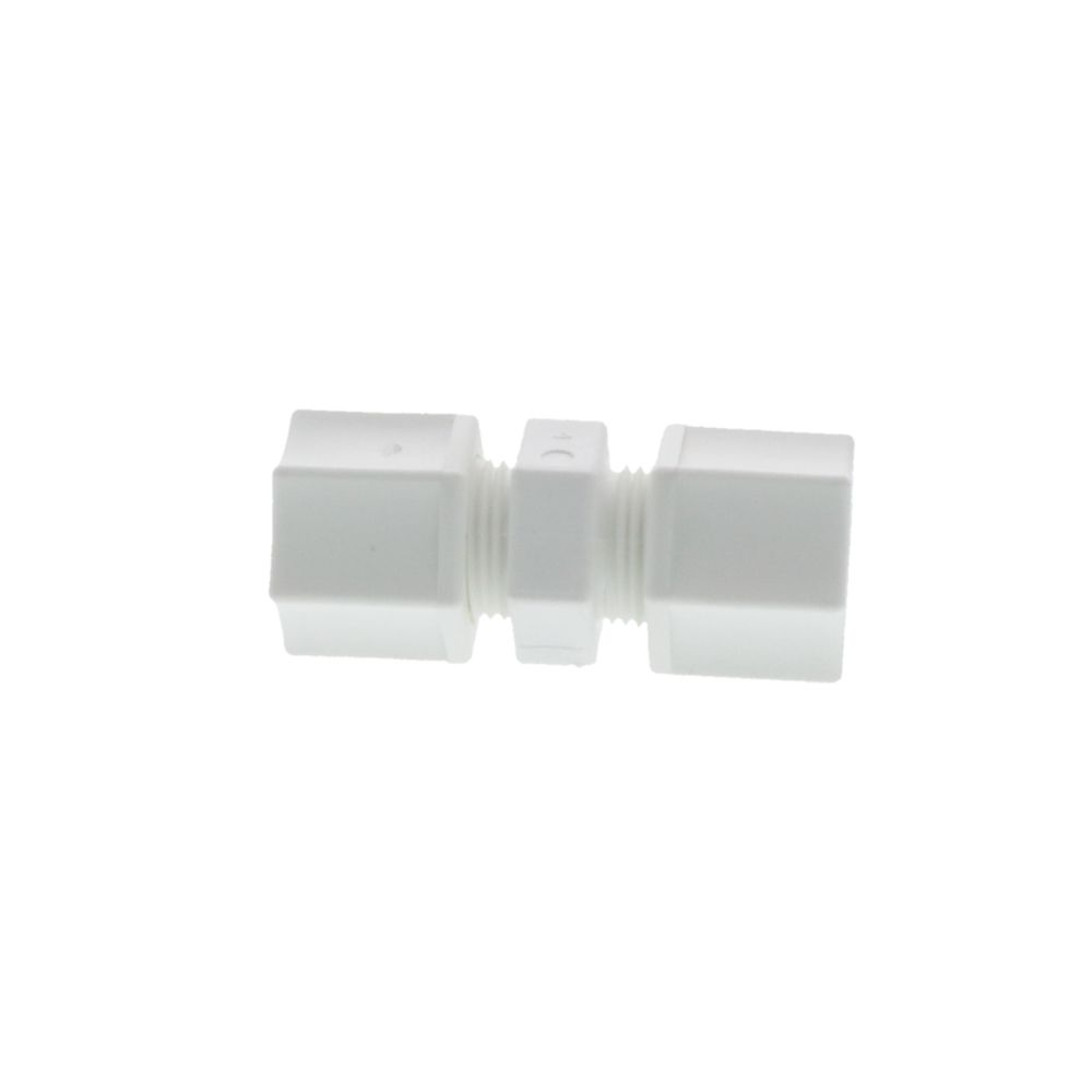 JACO Manufacturing Company, JACO 15-6-P-PG Polypropylene Union Connector 3/8 OD Tube x 3/8 OD Tube