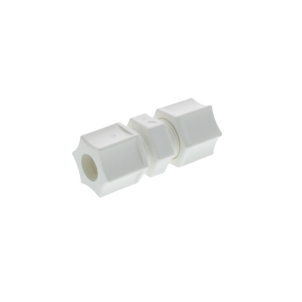 JACO Manufacturing Company, JACO 15-6-P-PG Polypropylene Union Connector 3/8 OD Tube x 3/8 OD Tube