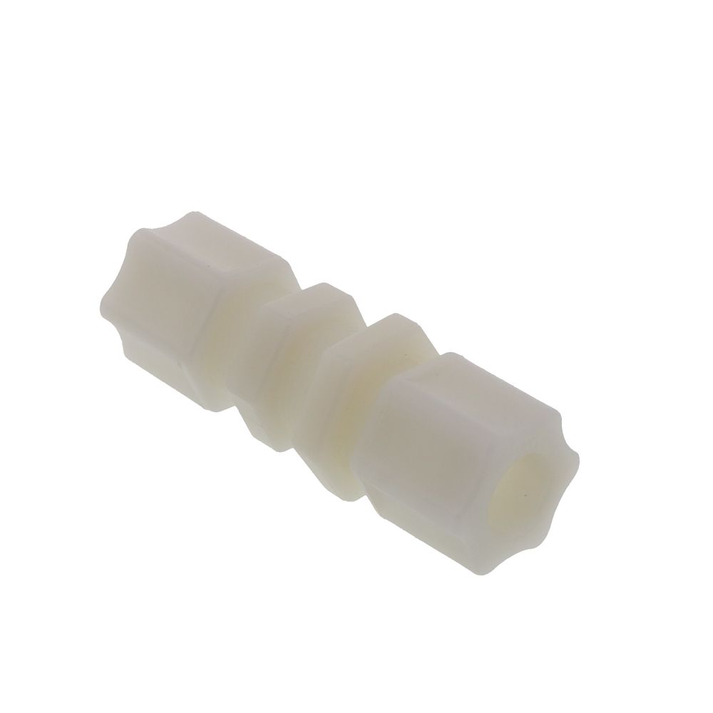 JACO Manufacturing Company, JACO 20-8-N-O Nylon Bulkhead Union 1/2 OD Tube x 1/2 OD Tube