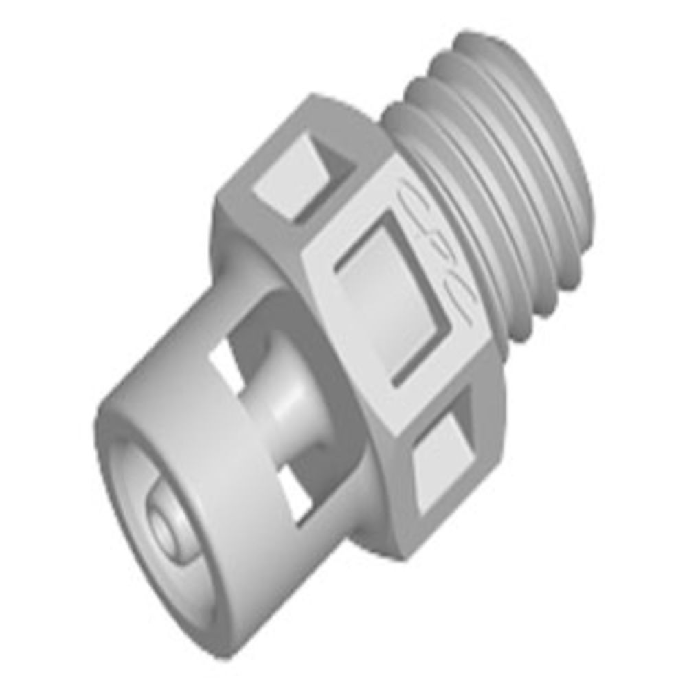 Colder Products, KS2 Straight Fitting Natural Polypropylene 1/4-28 UNF X 1/16 HB