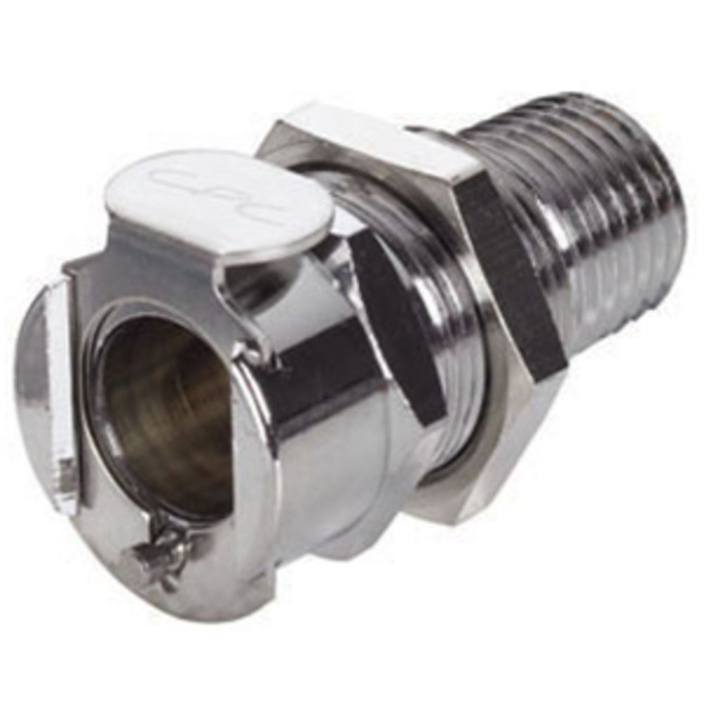 Colder Products, LC15004 Panel Mount Male Thread Coupling Body 1/4 NPT