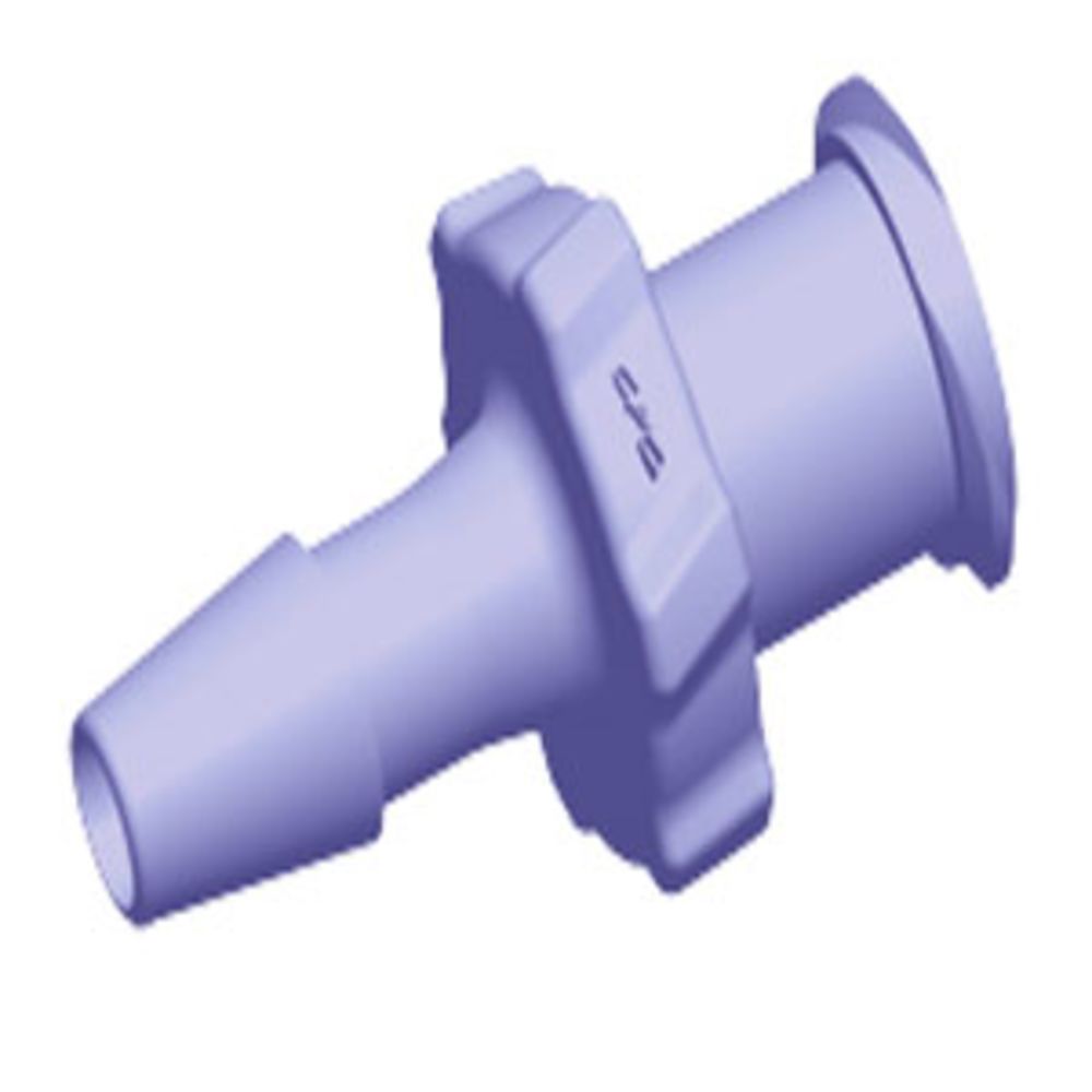 Colder Products, LF4191 Luer Fitting Purple Tint Polycarbonate Female Luer X 1/8 HB