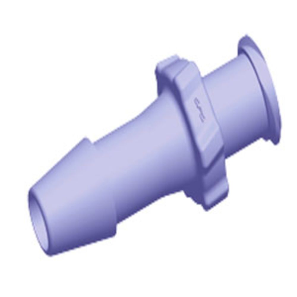 Colder Products, LF6191 Luer Fitting Purple Tint Polycarbonate Female Luer X 3/16 HB